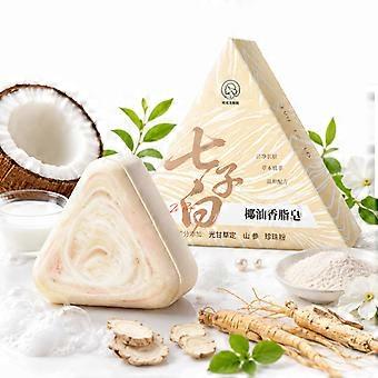 ColdProcess Natural Coconut Oil Soap Bar, Gentle Herbal Extract FaceBody Cleanser, Nourishing Premium Skincare Bar, Relaxing Spa SelfCare Gift for All