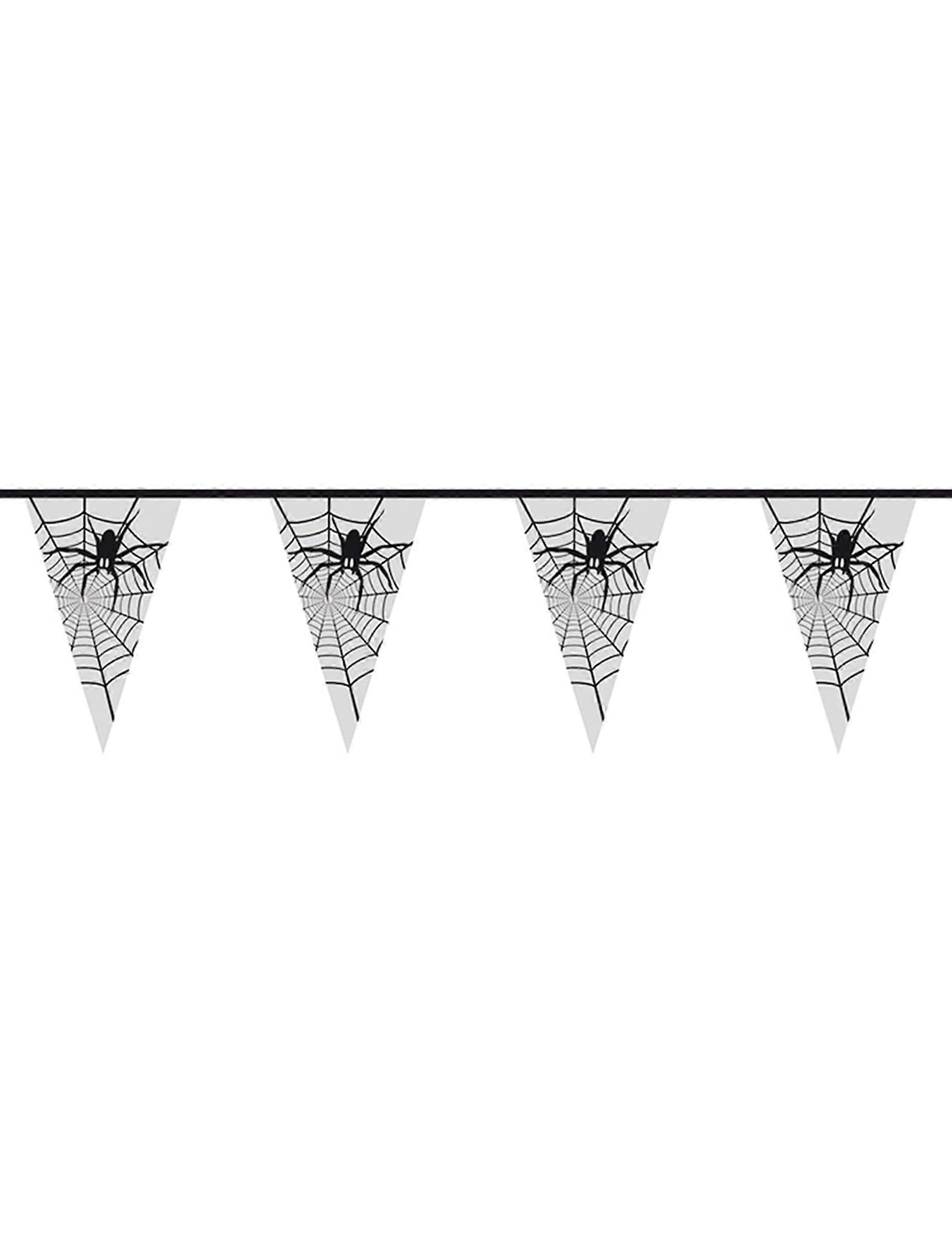 6m Halloween Clear Spider Garland
