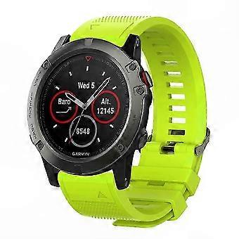 Soft Silicone Watch Band 26mm Type C Compatible with Garmin Fenix 6X/6X Pro/Fenix 5X/Fenix 5X Plus