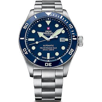 Swiss military chrono Automatic Analog Man Watch with