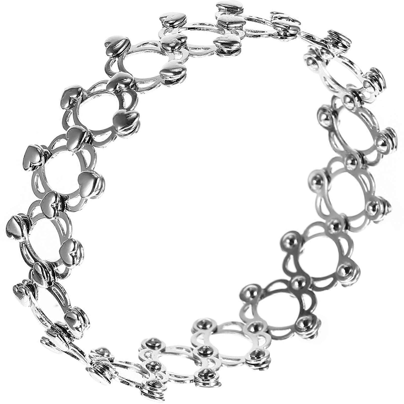 Stretchable Ring Bracelet for Decor Dual Purpose Retractable Copper Silver