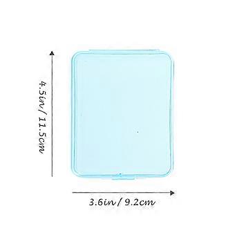 Makeup Sponge Holder for Storage 9Pcs Plastic Cases Small Puff Box