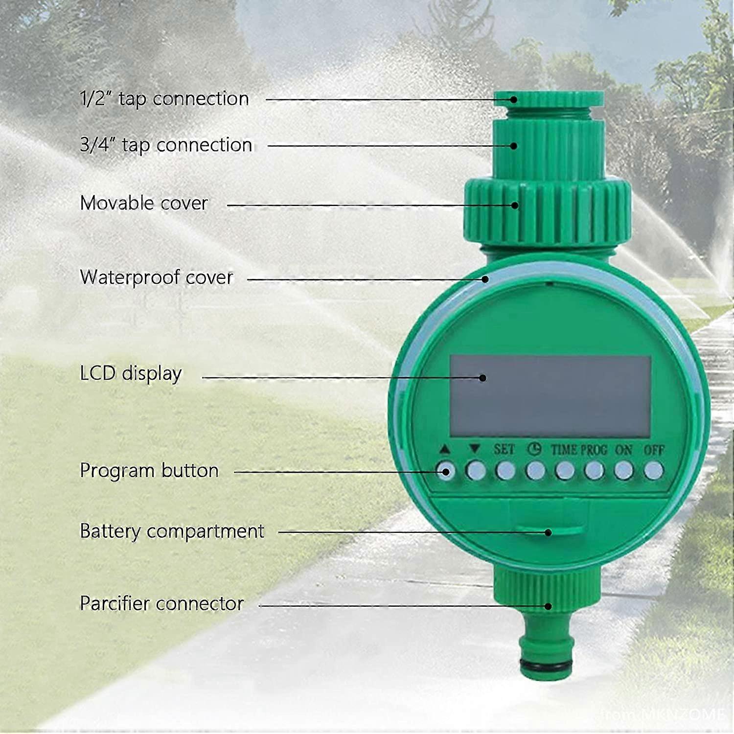 Water Timer Digital Automatic Irrigation Timer Automatic Hose Faucet Sprinkler Timer Controller
