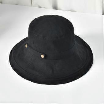 Sommerhut für Damen, 100% Baumwolle, atmungsaktiv, mit breiter Krempe, Bucket-Hut, ideal für den Outdoor-Bereich, mit UV-Schutz.