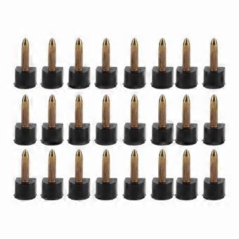 24 pz Punte di ricambio per tacchi alti Scarpe antiscivolo Riparazione Tallone Tasselli Protector (8 * 8 mm)