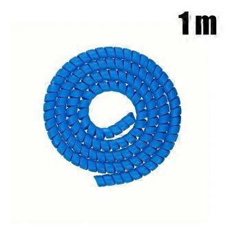 Suitable for converting brake cables for bicycles and electric scooters into colored concealed brake cables with spiral sheathing, blue (1M)
