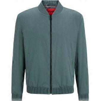 Hugo Mens Ribbed Cuff Bomber Jacket