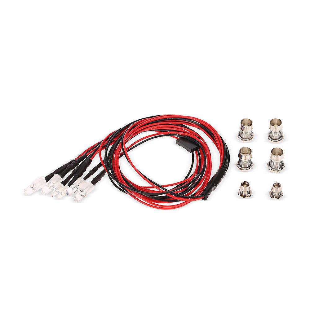 6 Led Light Kit 2 White 2 Red 2 Blue