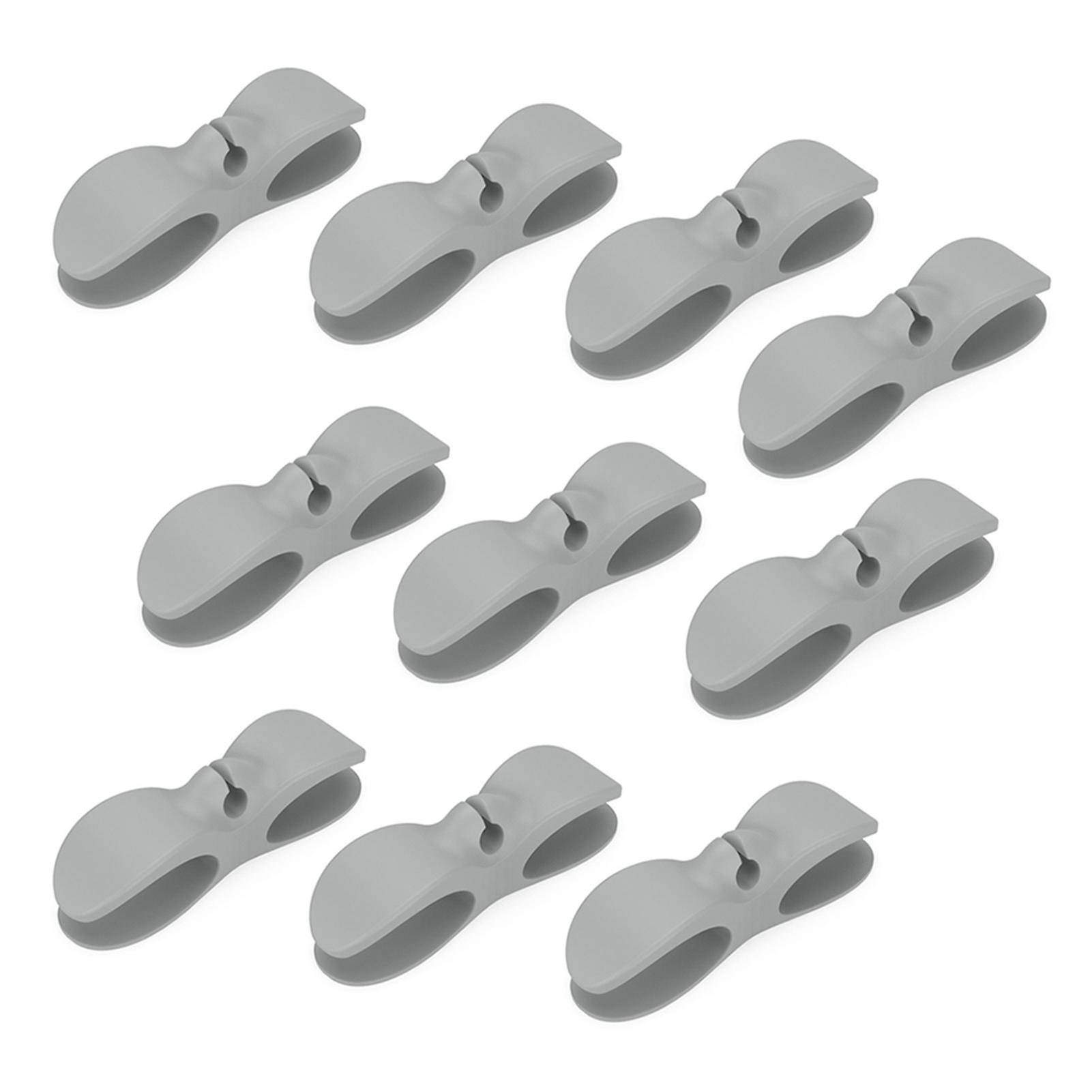 Universal Cable Organizer Self-adhesive Soft Cable Holder For Home Kitchen
