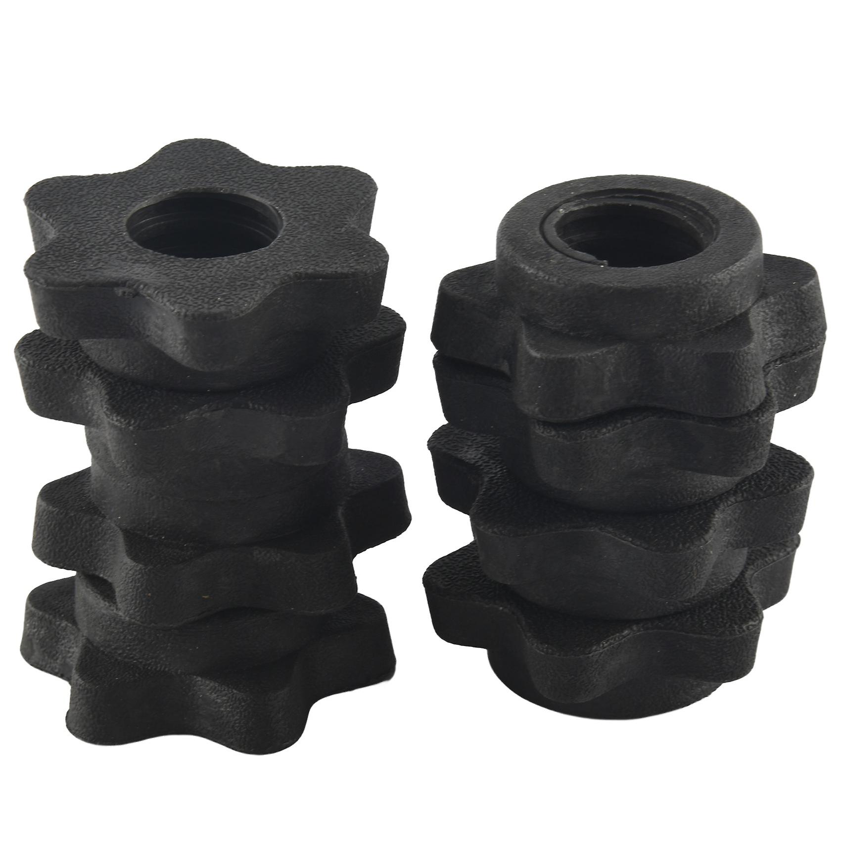 4 Pairs Dumbbell Hex Nut,Dumbbell Rod Nut, Collars For Barbells Training Sports