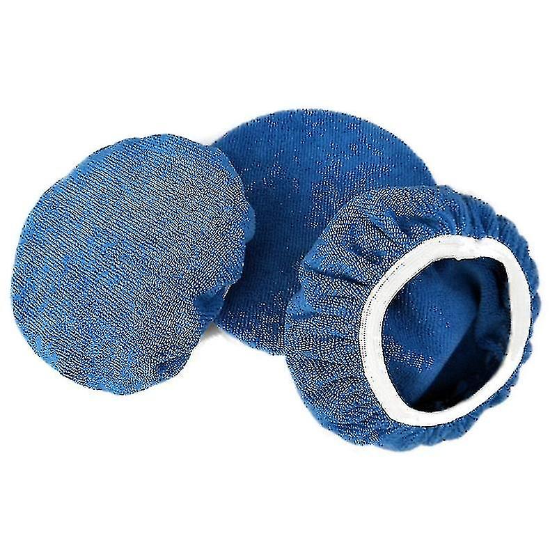 3pcs Microfiber Polishing Bonnets,car Polisher Pad Bonnet Buffing Pad Polishing Bonnets Polishing Buffing Electric Bonnets For Orbital Po