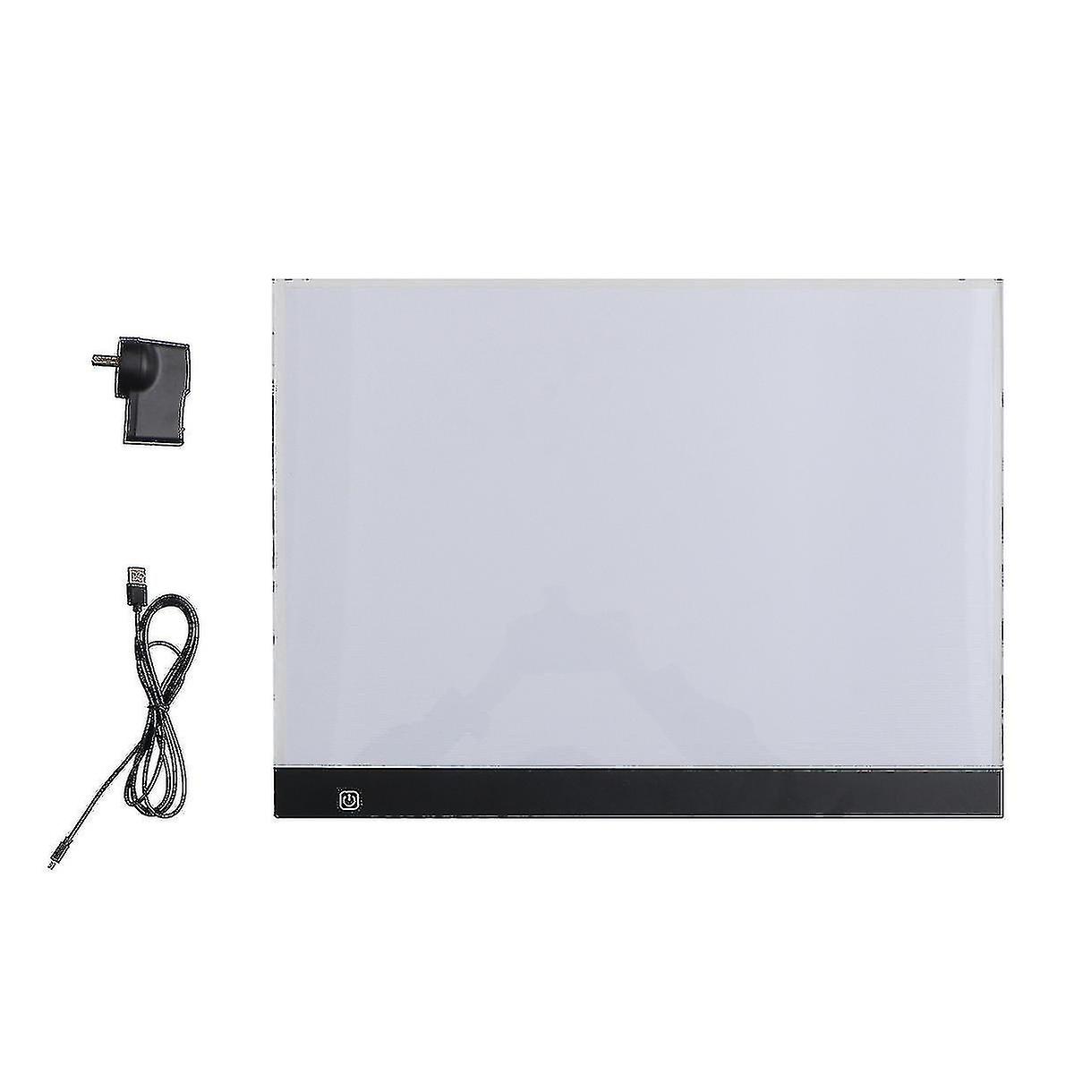 Portable A3 Led Light Box Stencil Board Drawing Board Tracing Animation Table With Au Plug (3 Settings Dimmable Brightness +