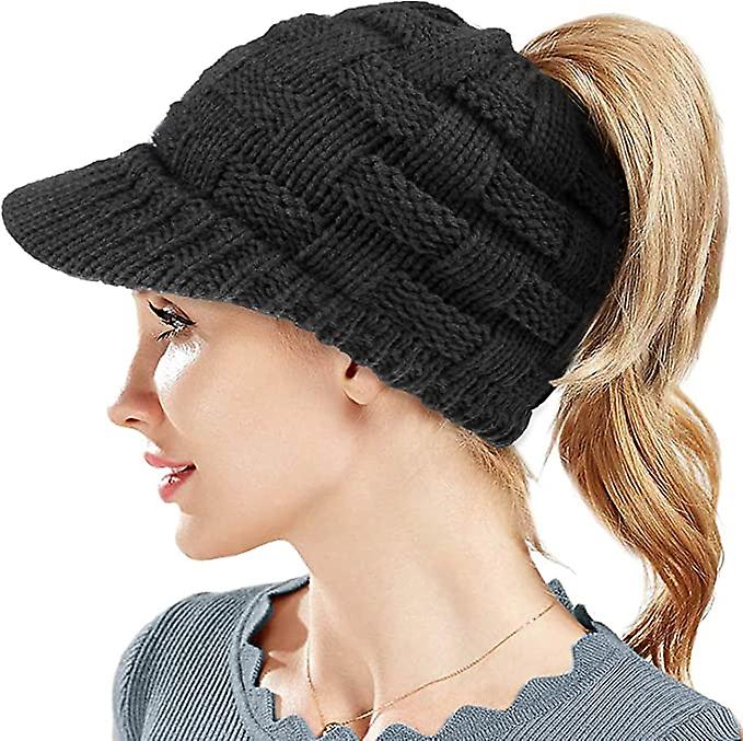 Ladies Pointed Beanie Winter Warm Knitted Outdoor Skiing