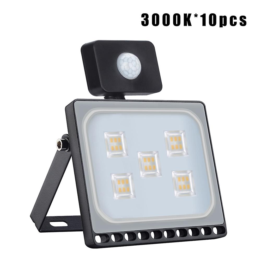 30W Flood Light IP65 Waterproof PIR Motion Sensor High Brightness for Outdoor Patio