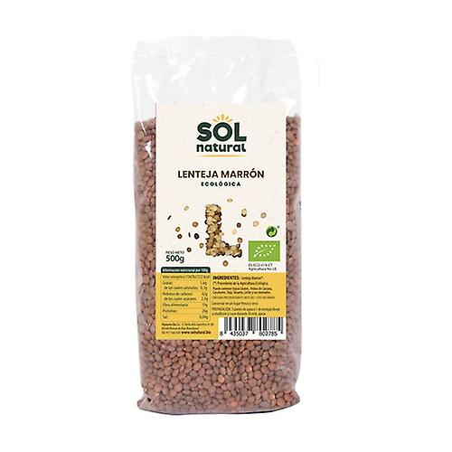 Organic brown lentils 500 g