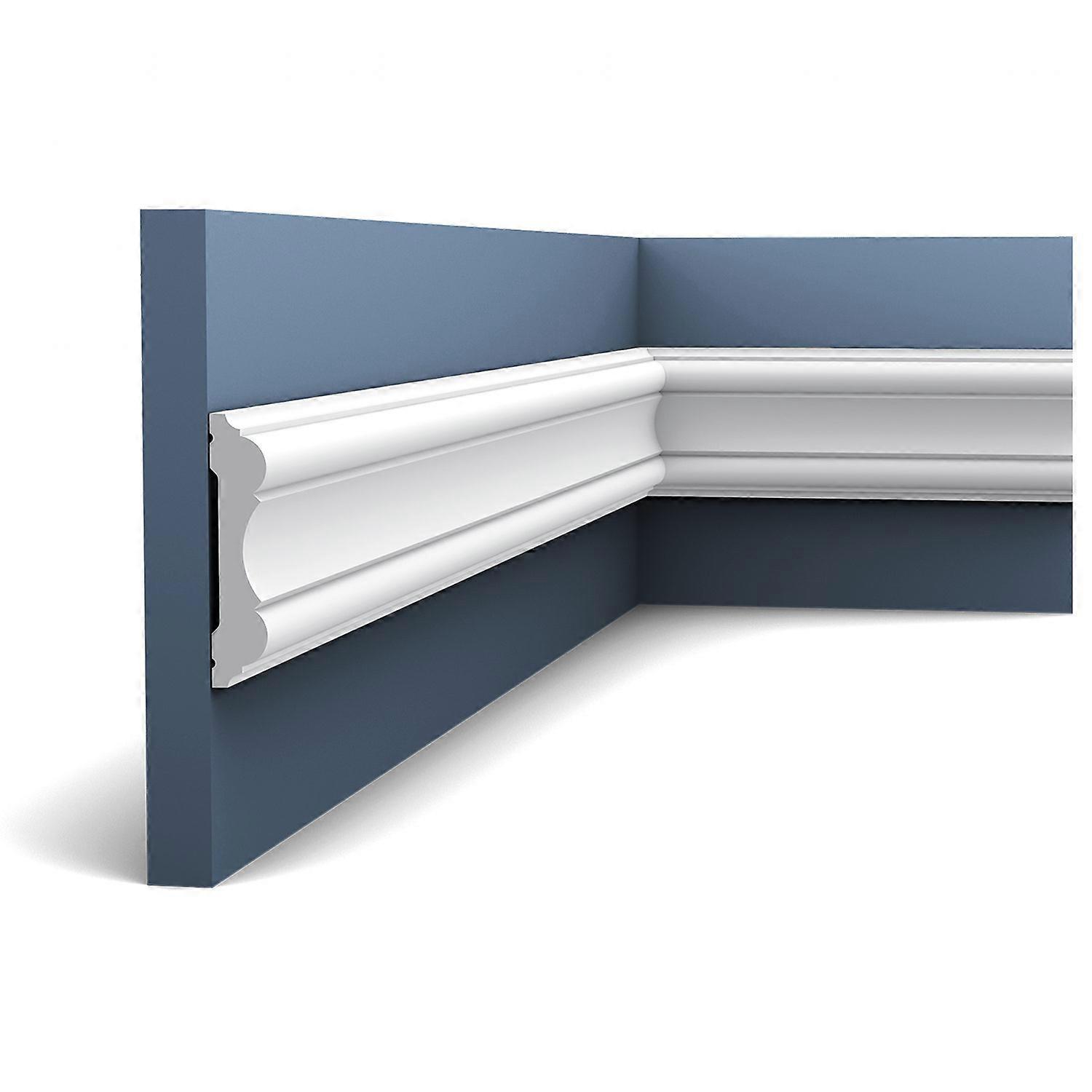 Orac Decor 1 x Panel moulding P8040 LUXXUS white Purotouch® pre-primed lightweight, sturdy, dimensionally stable