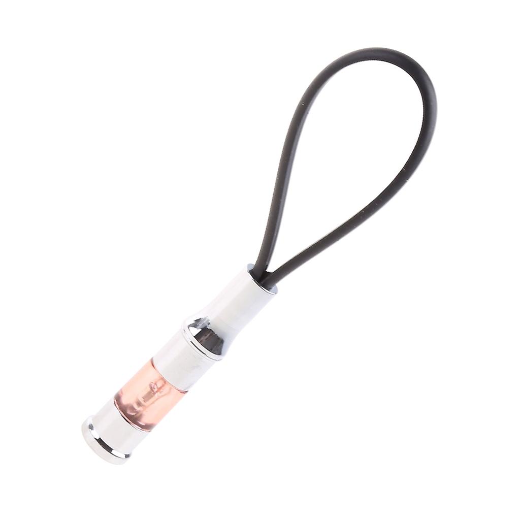 Anti-Static Keychain Tool Silver Tone Winter Dry Climate Static Eliminator