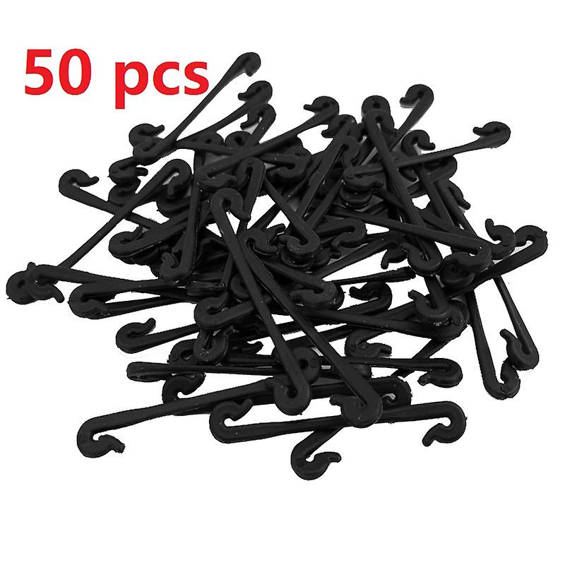50PCS فاينز السحابة مرتبطة مقاطع مشبك ثابت أداة جلد الخضروات تطعيم دعم كليب حديقة نبات الخضروات ثابت هوك عقد