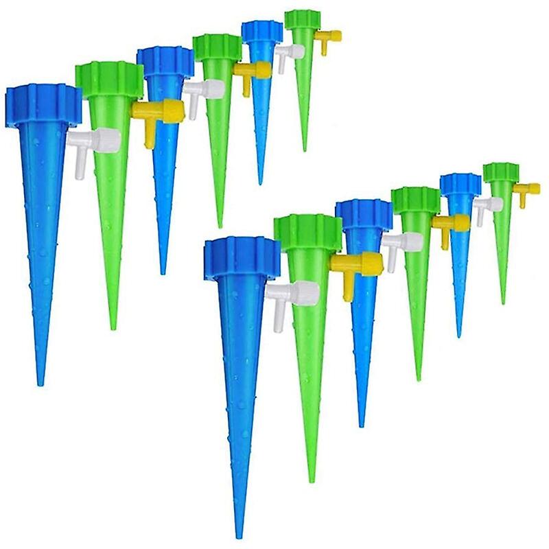 12x Adjustable Irrigation Dripper Automatic Plant Drip Irrigation System