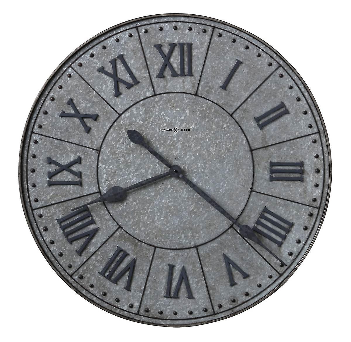 Howard Miller Manzine Wall Clock - Charcoal Grey