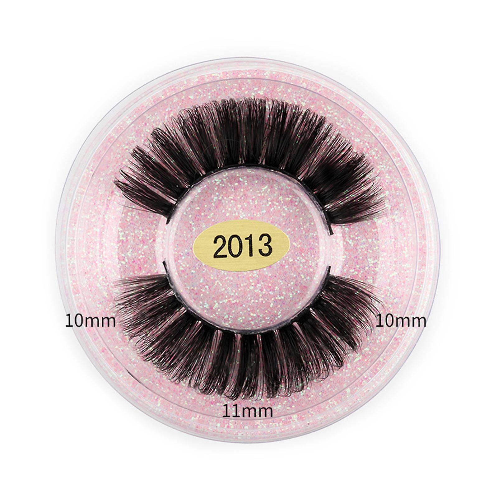 1 Pair False Eyelashes Pack Multi-layered Easy To Graft Lashes