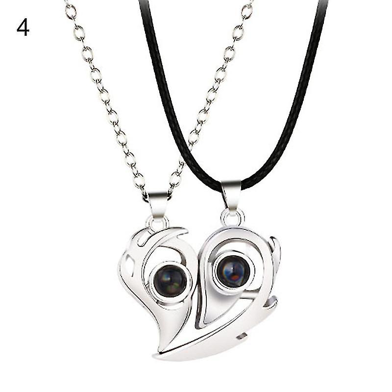 2pcs Popular Couple Necklaces Accessory Long Lasting