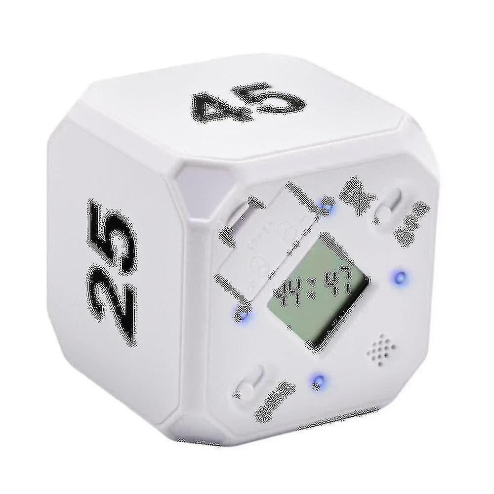 Cube-timer Kitchen Timer Gravity Sensor Flip Meditation Timer For Time Management And Countdown 5-1