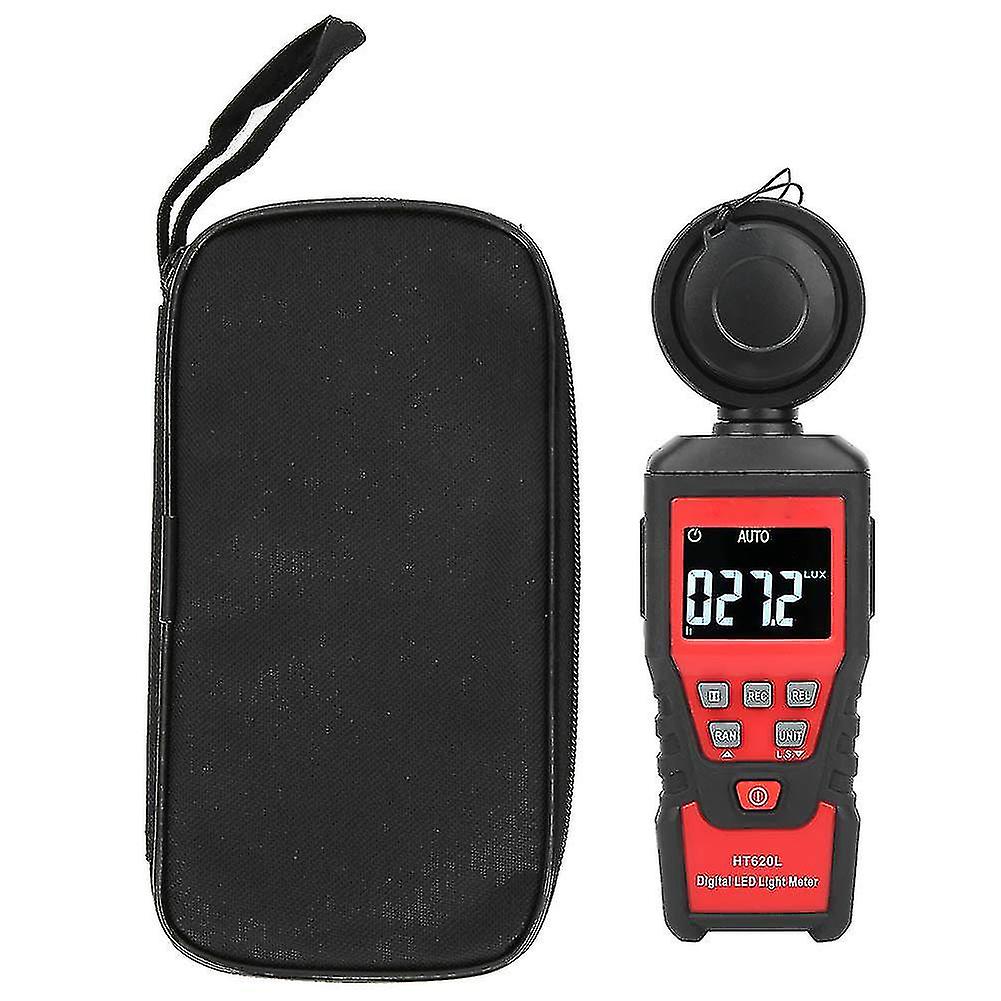 Ht620l High Accuracy Portable Digital Light Illuminance Meter Photometer 0200000lx (020000fc)