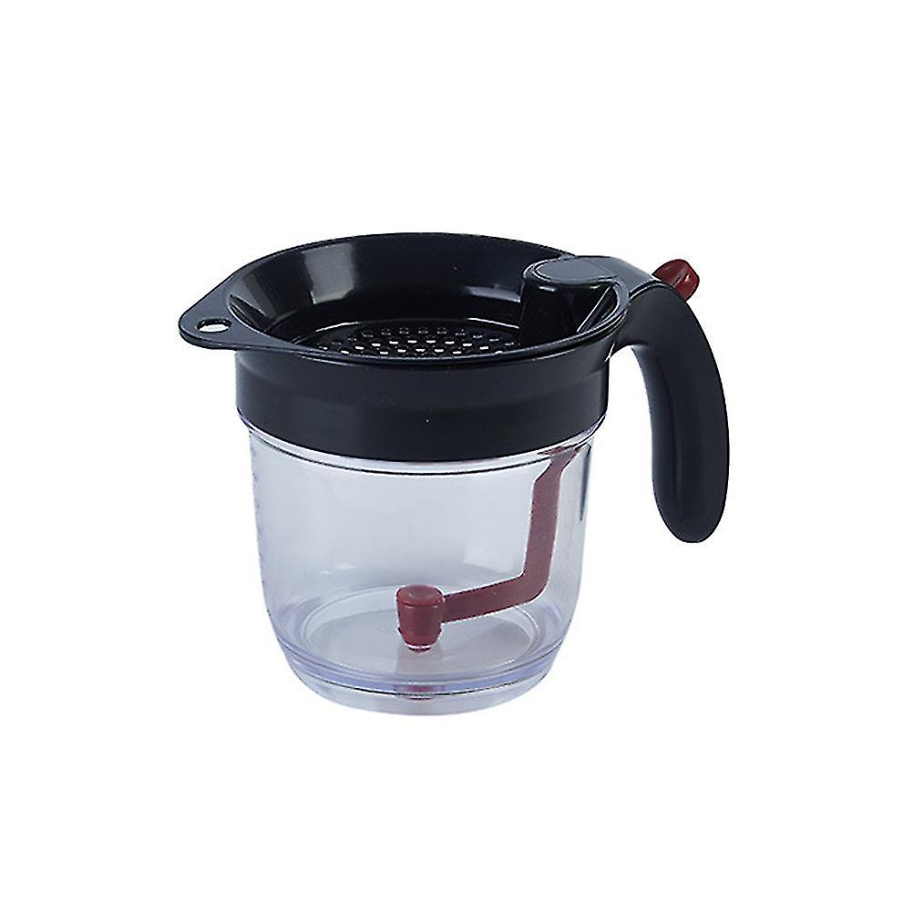 Grease Separator, Kitchen Oil Filter, Sauce Fat Separator with Easy Bottom Opening