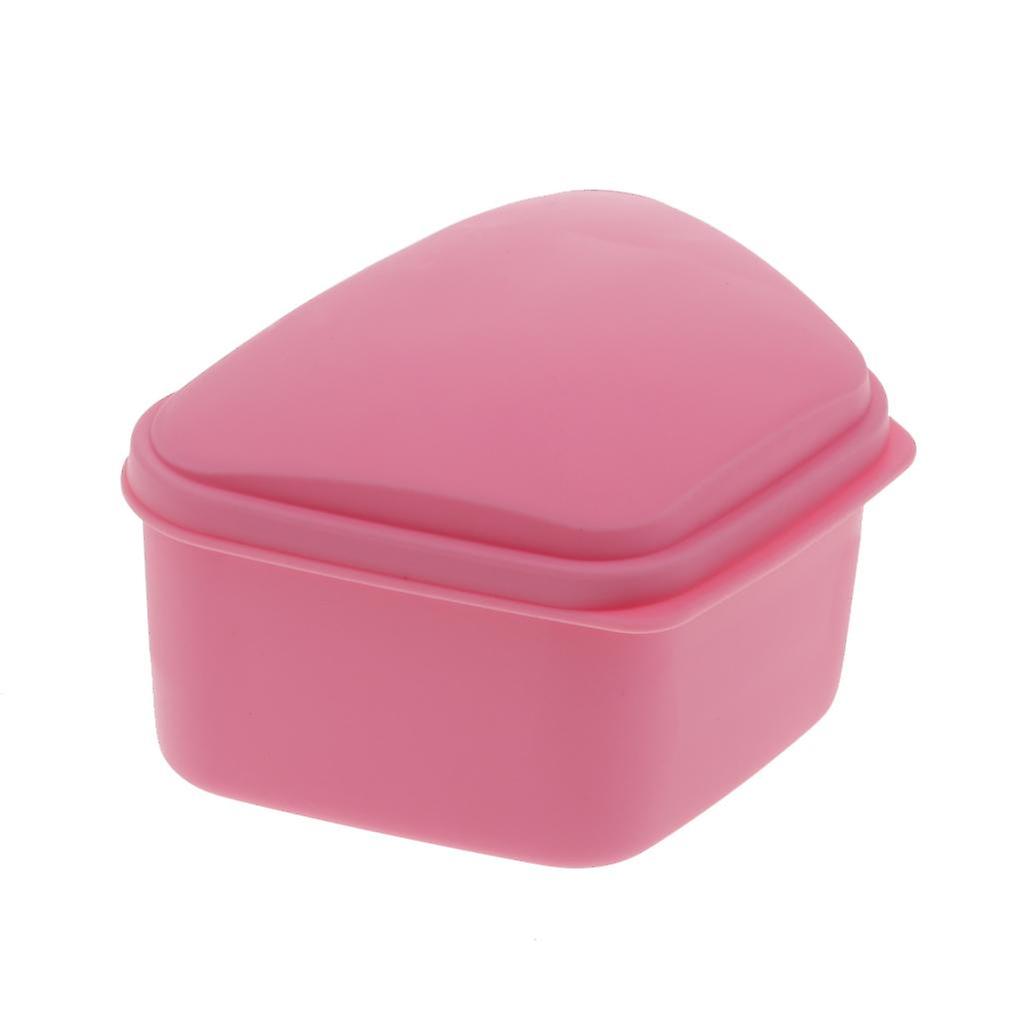 Dental Retainer Mouthguard Denture Bath Storage Case Container Random
