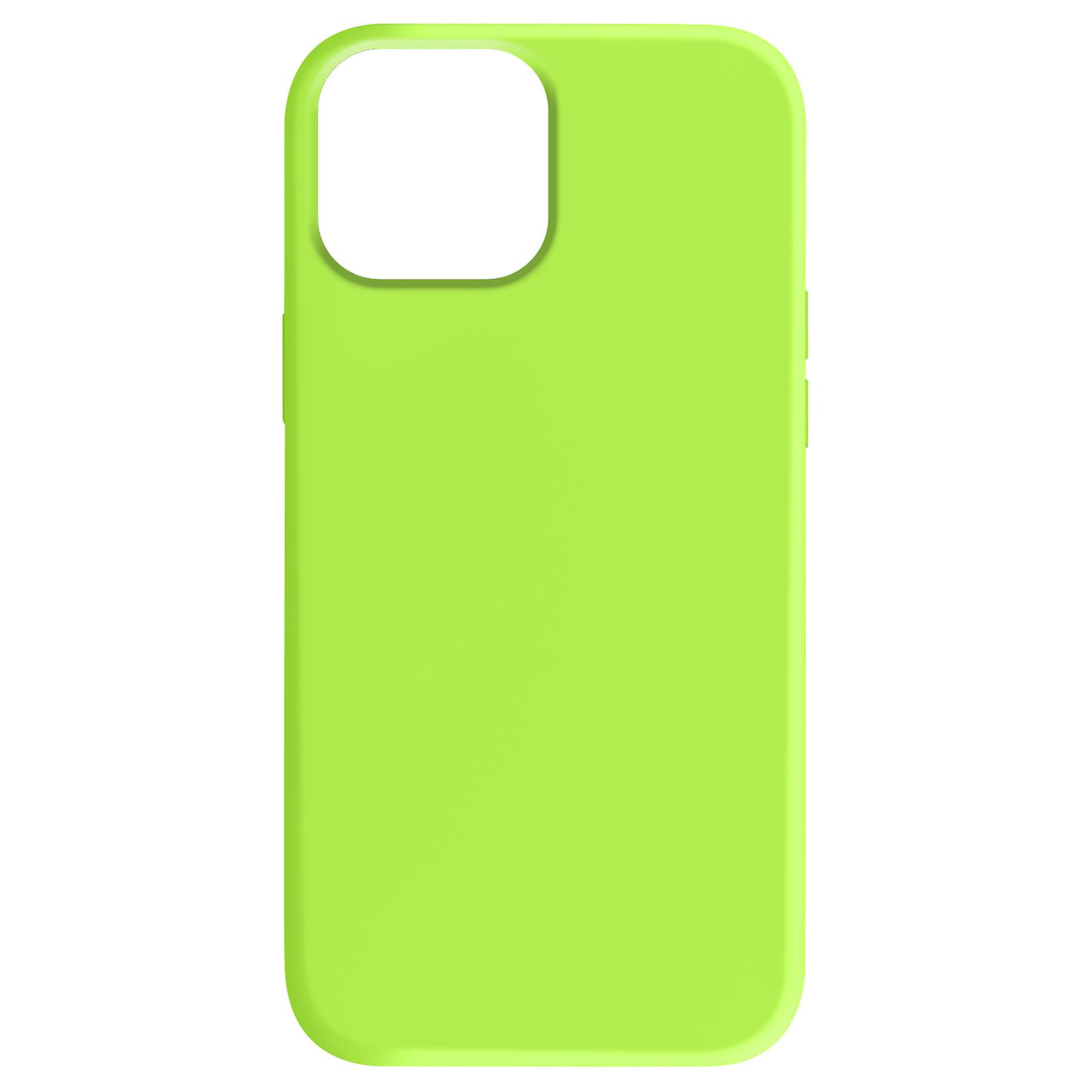 Moxie Silicone iPhone 15 Case Thin and Light BeFluo Series Green