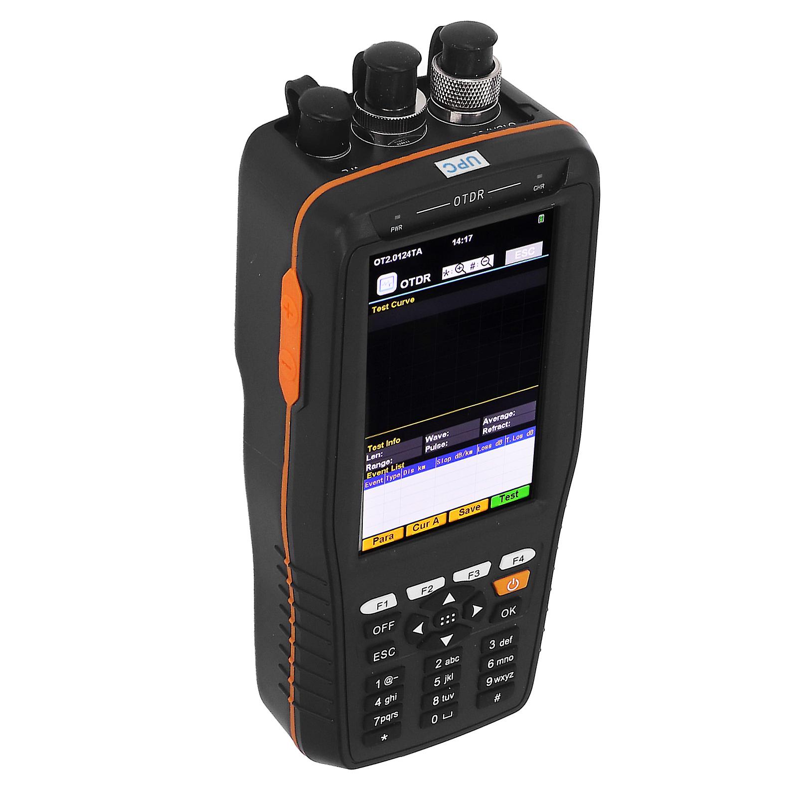 Optical Time Domain Reflectometer OTDR 4 in 1 Optic Fiber Tester 3.97in 0‑60KM Range US Plug 100‑240V