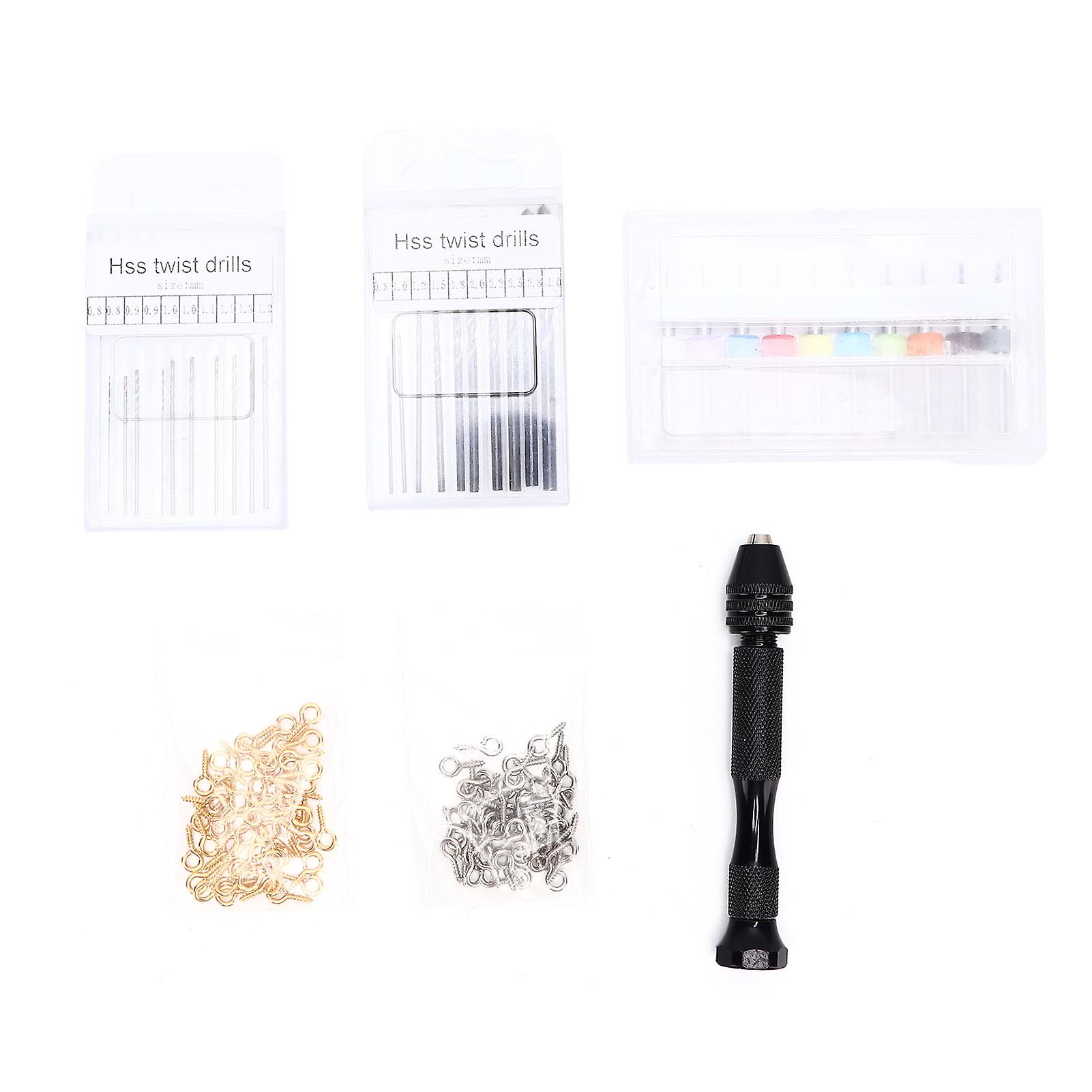 131Pcs/Set Hand Drill Bit Set Aluminum Alloy High Speed Steel Micro Twist Drills Bits for Processing