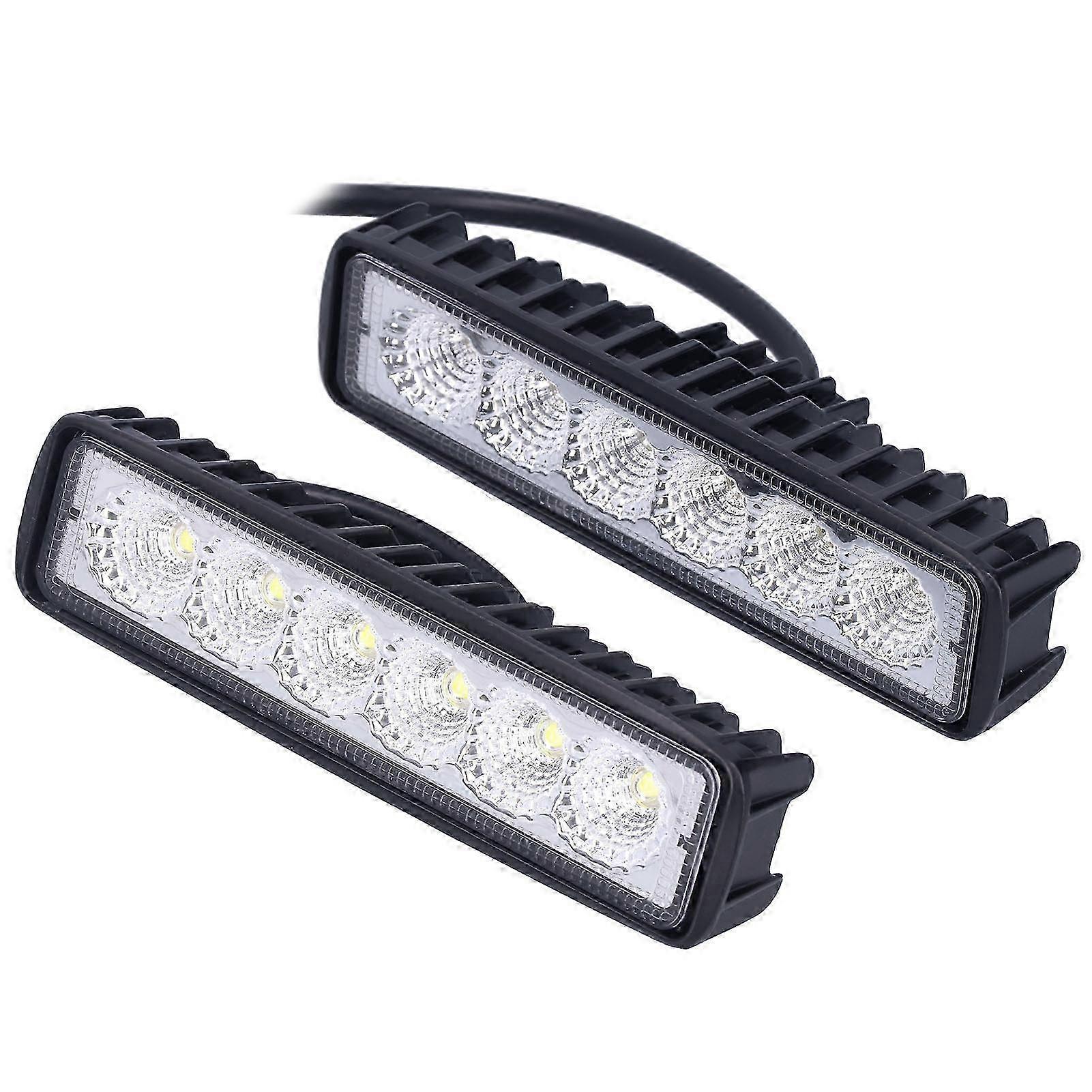 2PCS LED Work Light 18W IP67 Waterproof Aluminum Alloy Universal Modification for Auto