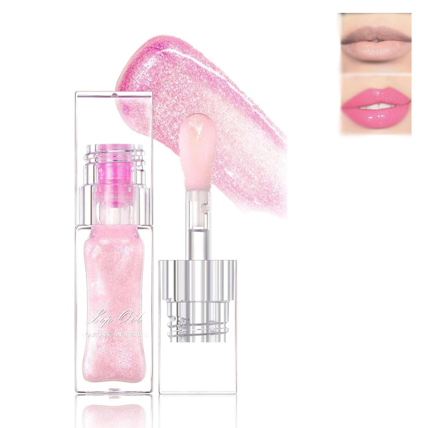 Magic Color Changing Lip OilV2,Hydrating Lip Glow Oil ,Ddgoods Lip Gloss Lip Balm Transparent Lip Ca