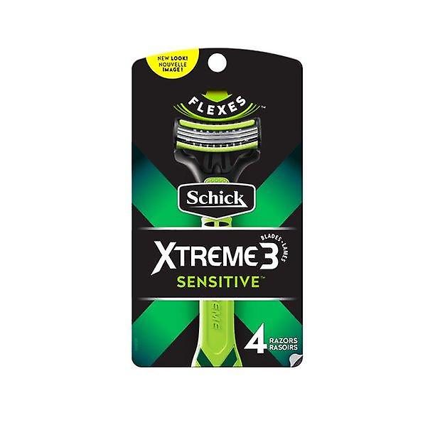 Schick Xtreme3 Sensitive Herren Einwegrasierer, 4 Karat