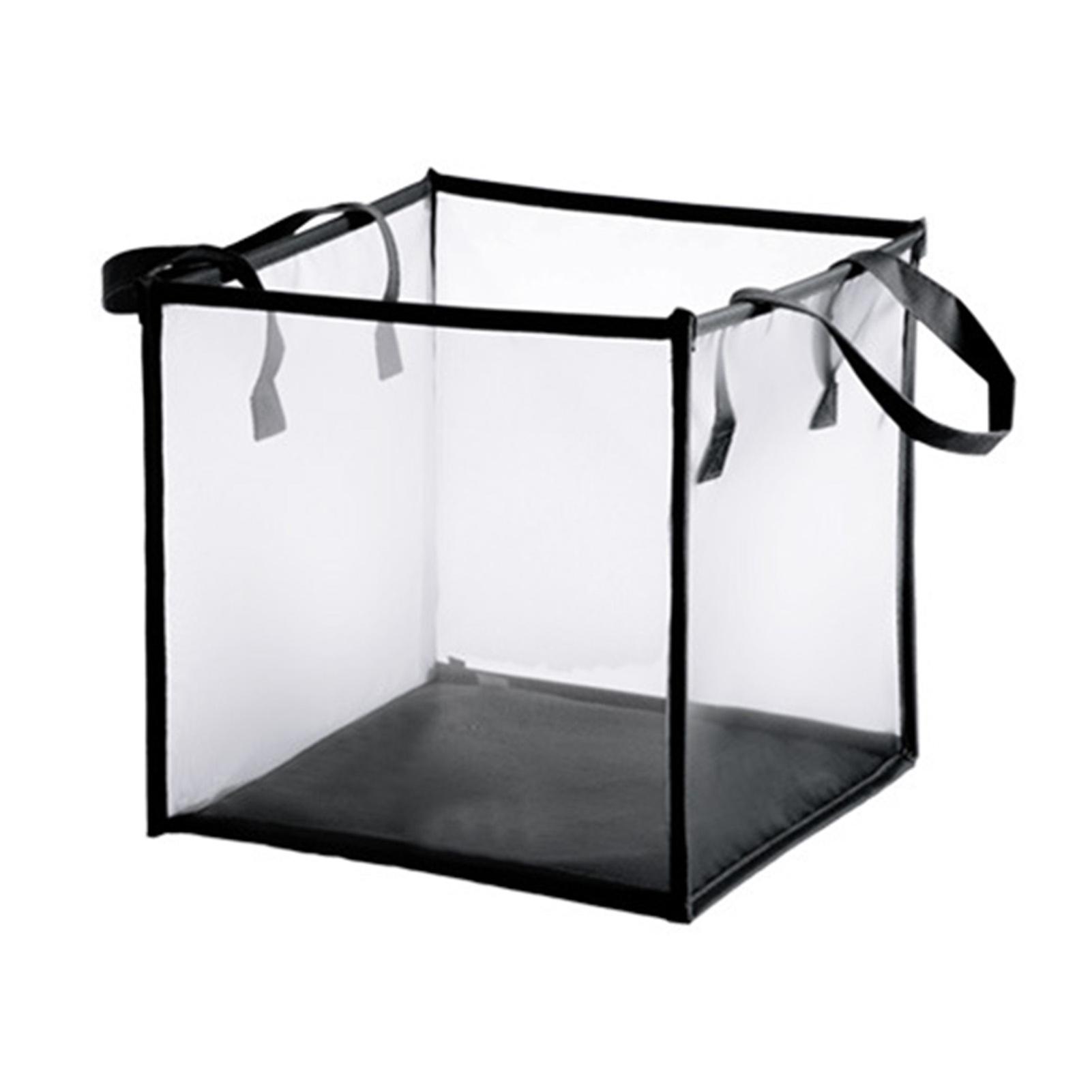 Collapsible Laundry Basket Large Capacity Mesh Laundry Hamper with Sturdy Handle for Home
