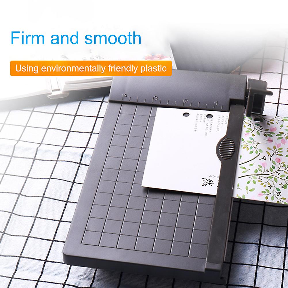 Portable A5 Paper Trimmer with Built-in Ruler for Cutting Photos, Paper, and More - Office Stationery Cutting Tool for Home or School Use