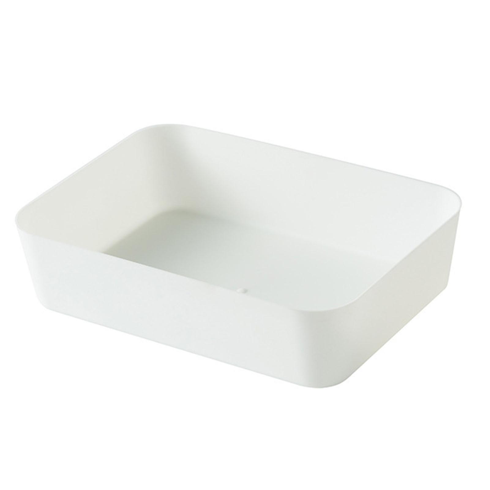 Desktop Storage Box Space Saving Sturdy Simple Design Versatile Storage Container Organizer for Office Dormitory Home