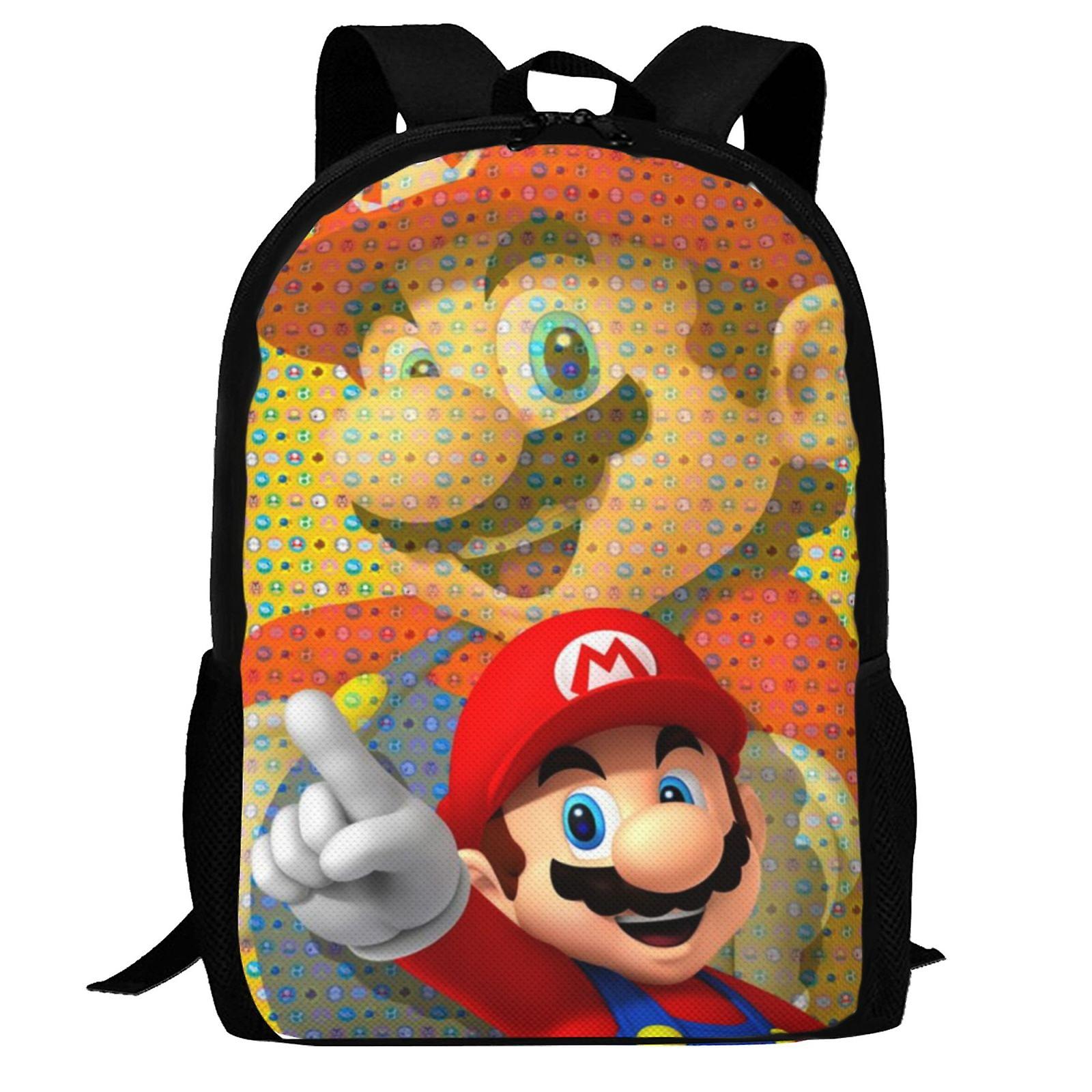 Super Mario Backpack,Laptop Backpack Lightweight Casual DaypackMulti-Function Travel Backpack