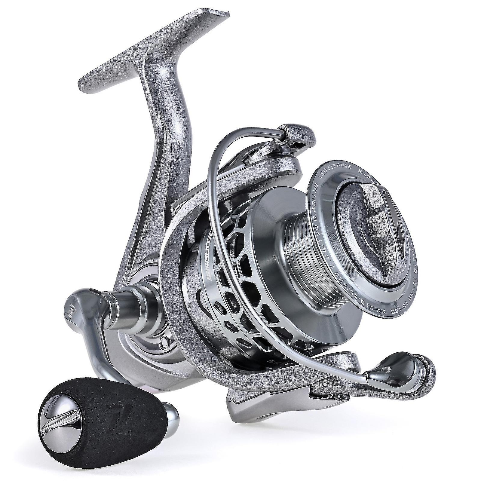 Spinning Fishing Reel, 5.5:1 High Speed Gear Ratio Carp Reel, Long Casting Ergonomic Design Fishing Reels, Spinning Reel for Freshwater Sal 並行輸入品 13+1BB Spinning Reel 3000 5000 Saltwater 5.5:1 Sea Fishing Reel \u0026 Spare  Line Cup | eBay UK