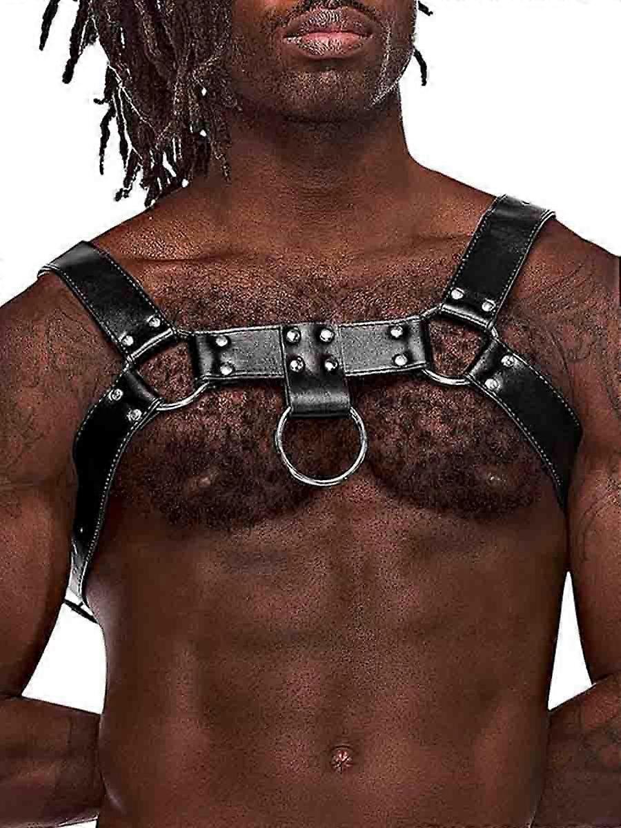 Men's Chest Harness With O Ring - Aries