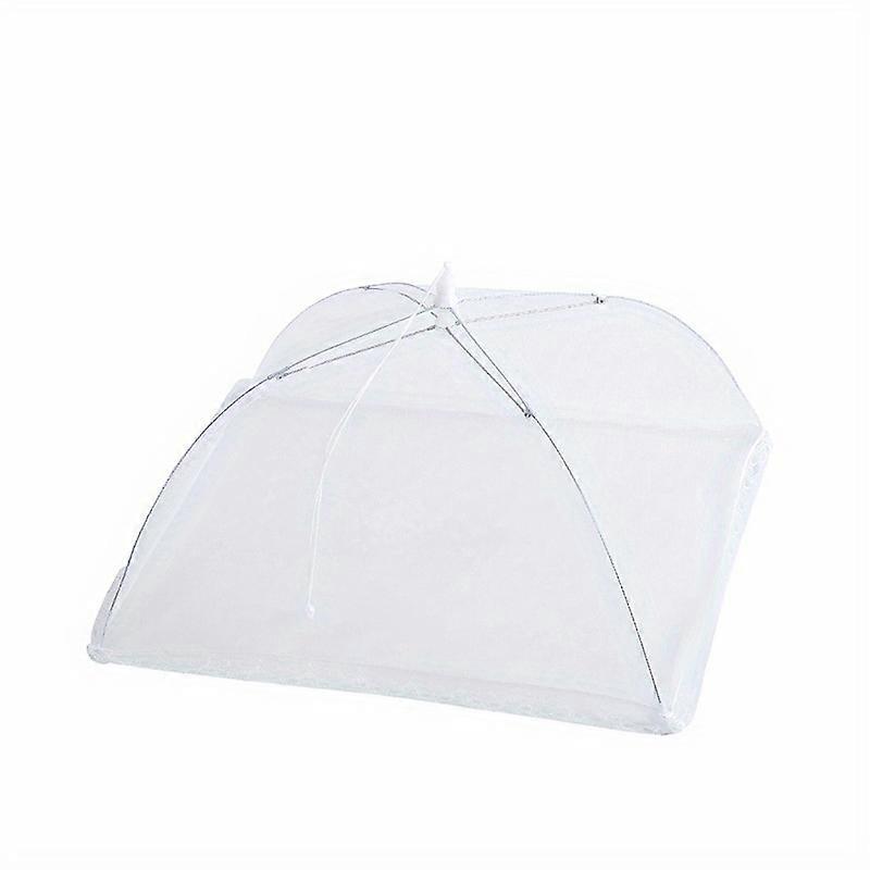Elegant Lace Mesh Food Tent - Dustproof Pop-Up Umbrella Design - Reusable & Decorative Collapsible Cover for Table - Protects Food from Insects, Perfe