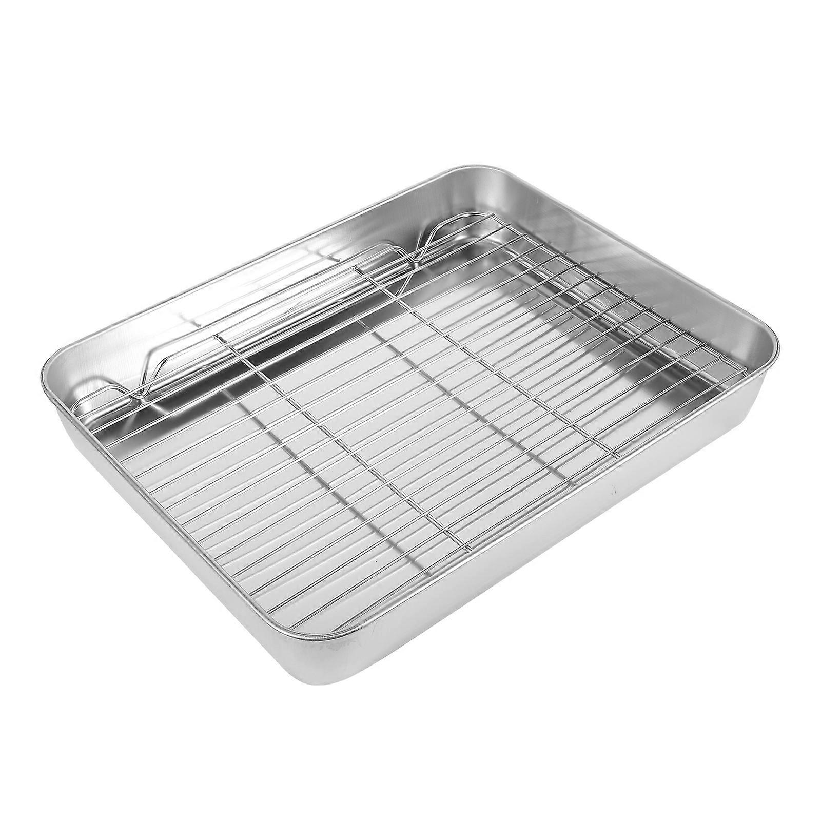 Stainless Steel Cooling Racks Turkey Roasters Deep Roasting Pan Rectangular Roaster Pan Stainless Steel Baking Pan