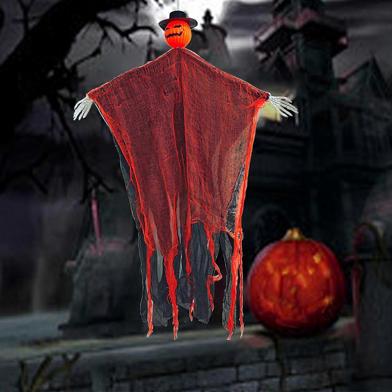 هالوين معلقة الديكور مخيف اليقطين الوجه زاحف هالوين الهيكل العظمي الديكورات في الهواء الطلق السكاكين لزينة المدخل حفلة في الهواء الطلق فناء هولي