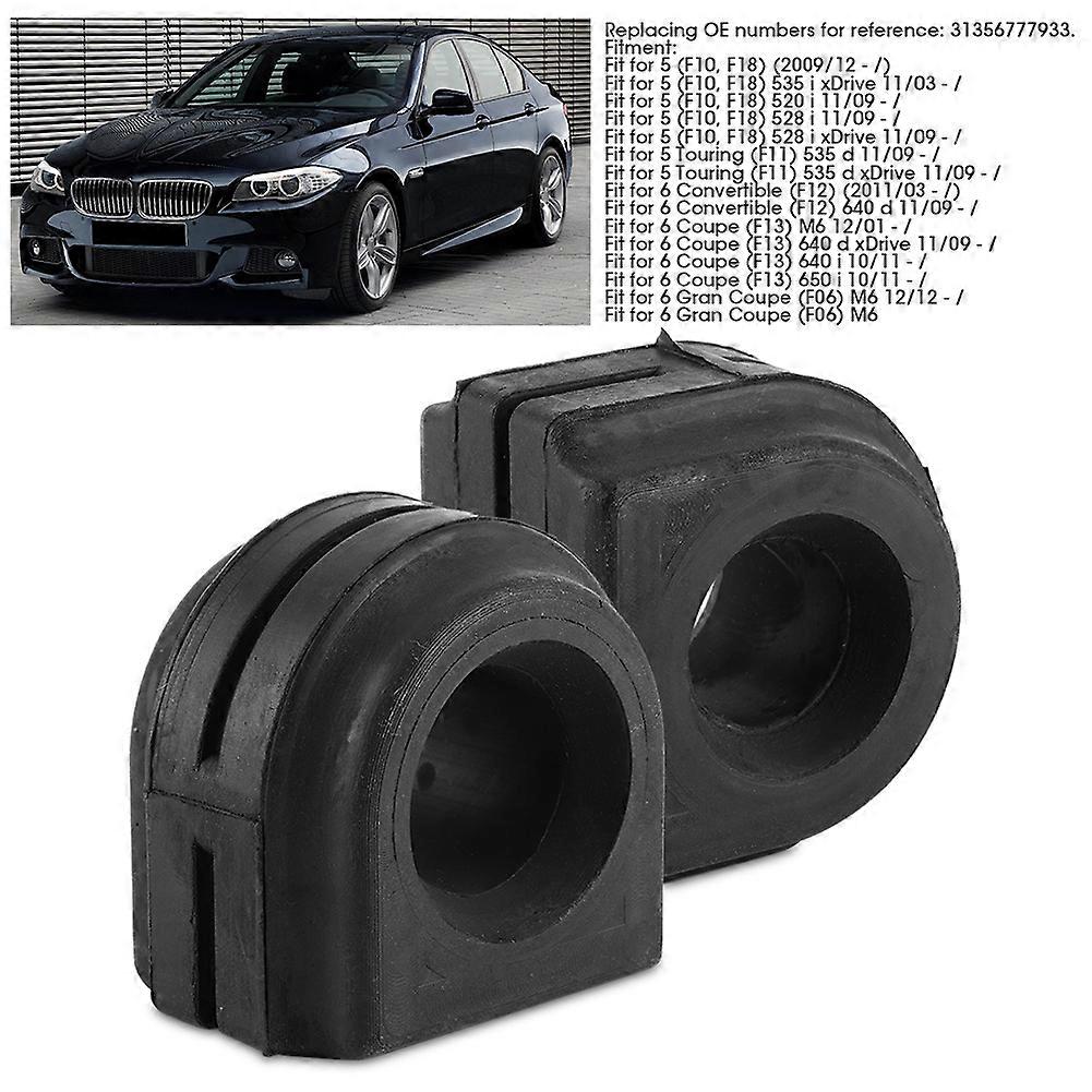 2pcs Front Axle Stabilizer Sway Bar Bushing Left Right 31356777933 Fit for F10 F11 F12 520d 520i 528i 640i