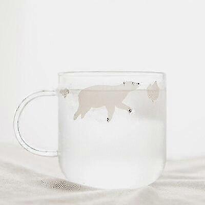 polar bear couple  s transparent creative fresh   lovely handmade