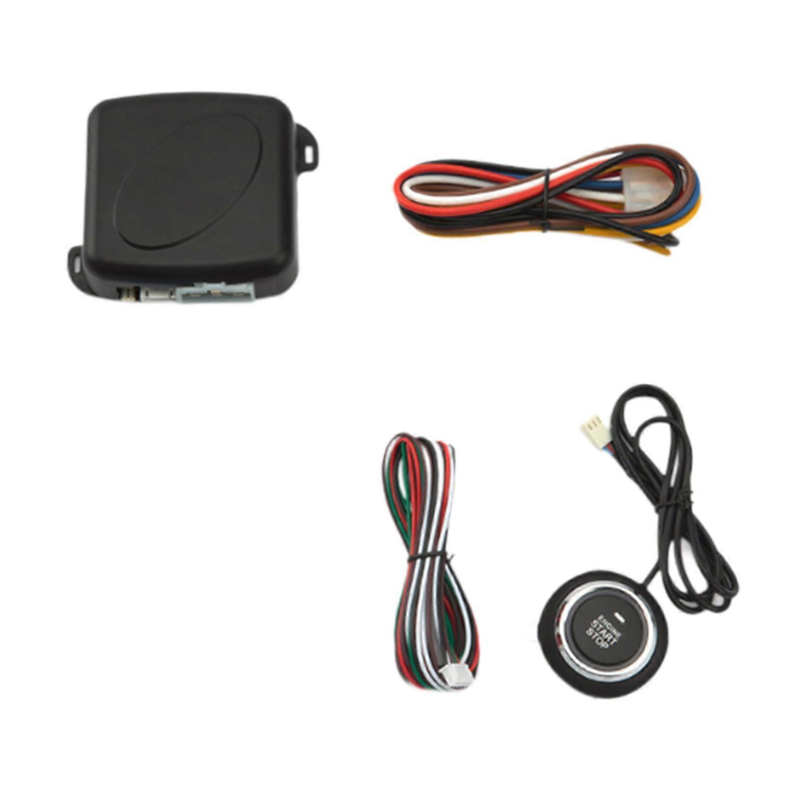 DC 12V Lightweight Professional Car Keyless Entry Push Start Stop Button Kit