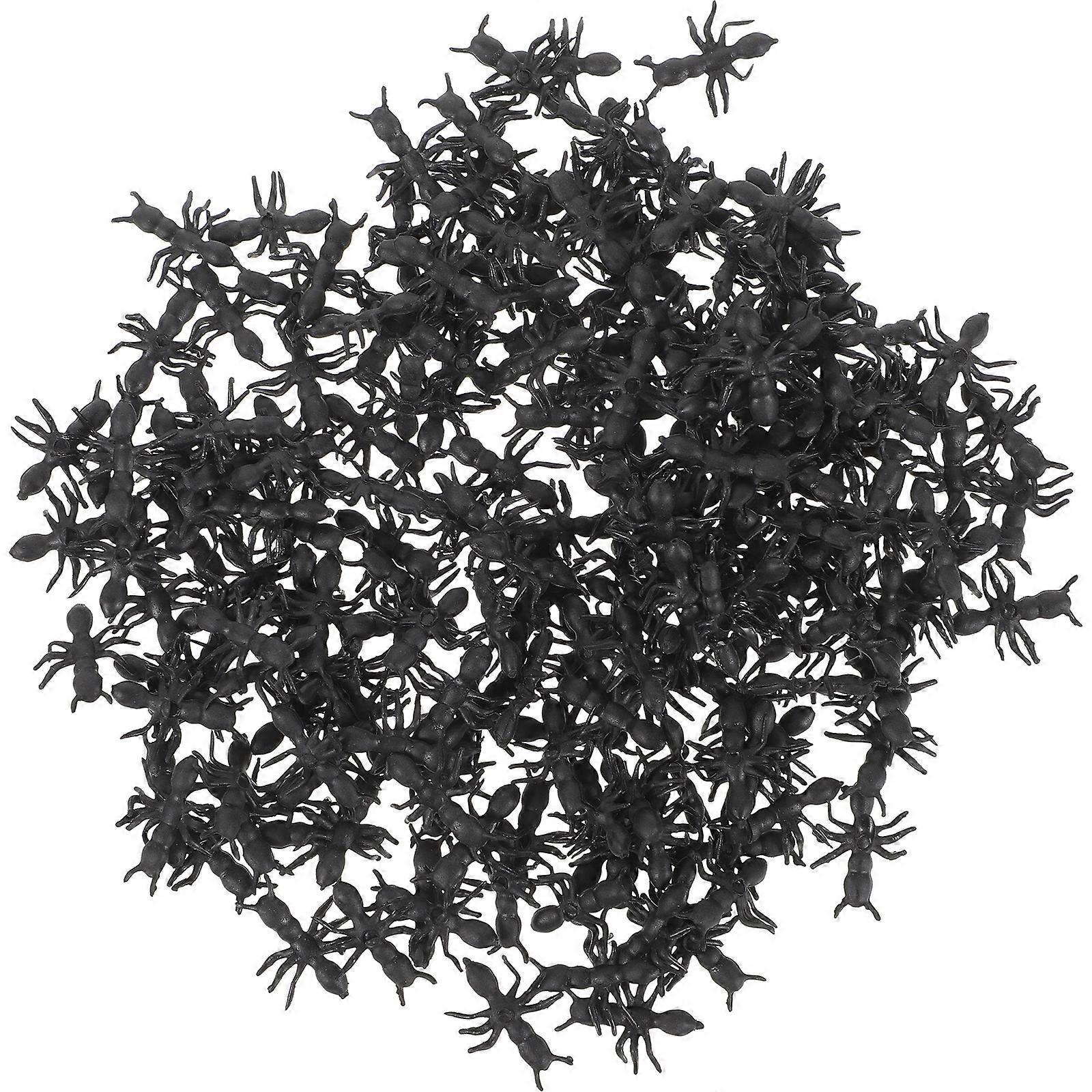 200pcs Simulated Plastic Ants Models Desk Ants Sculptures Simulated Ants Decorations