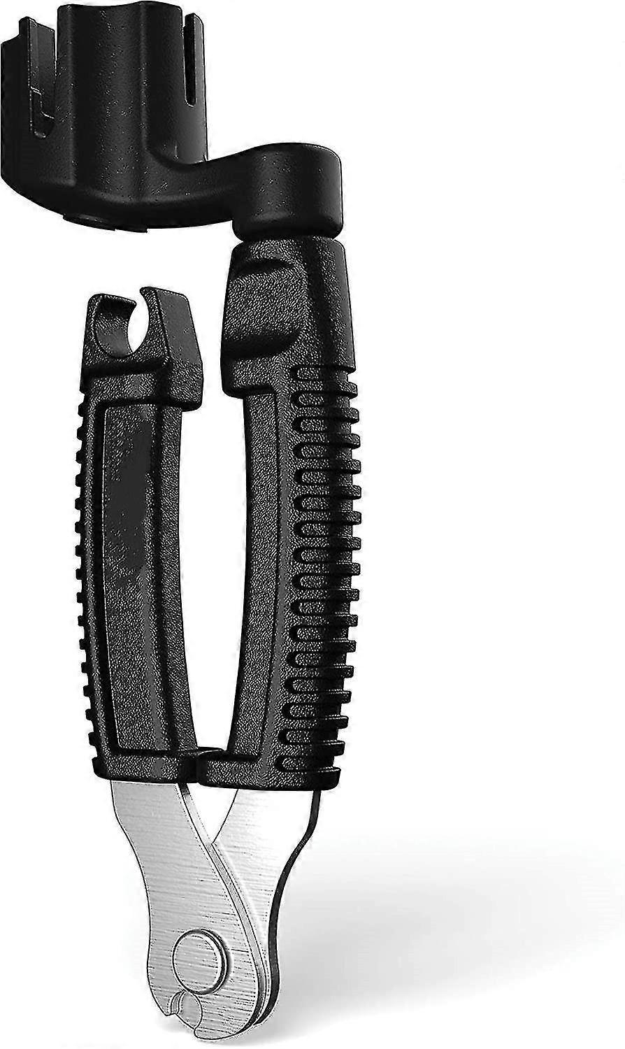 מיתרי גיטרה Winder,Bridge Pin Puller - ארגונומי All In One כלי גיטרהשחור